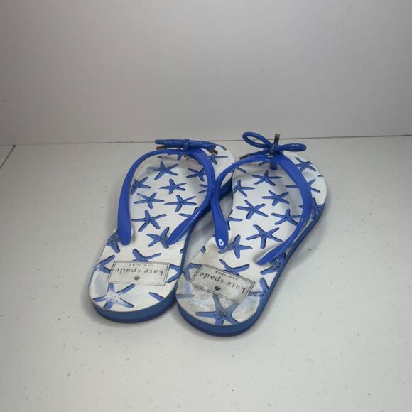 Kate Spade New York Nova Starfish Charm Flip Flop Sandals Womens Designer - Picture 8 of 8